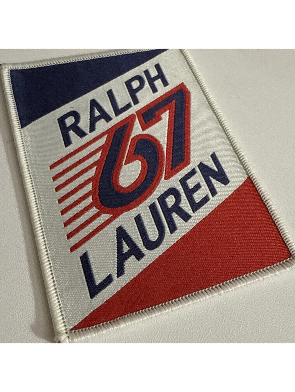 LARGE POLO RALPH LAUREN PATCHES 67 3.5 X 2.5 INCH